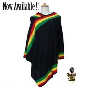 rasta poncho